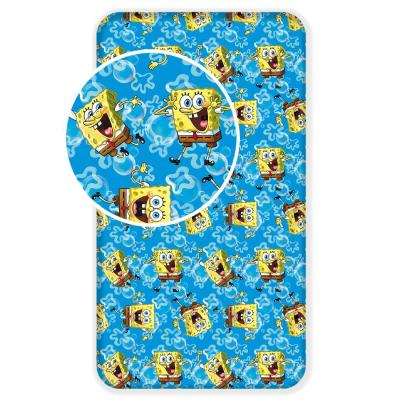 Prostěradlo Sponge Bob Blue 90x200x25 cm