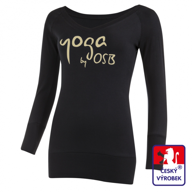 Dámské triko Suspect Animal výstřih V  Yoga by OSB