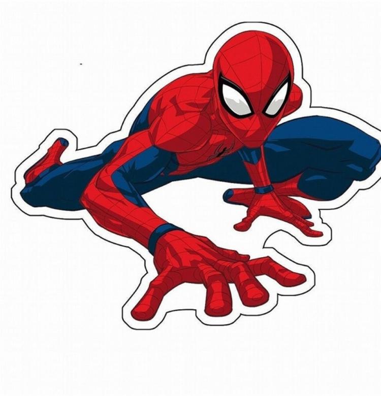 Tvarovaný plněný polštářek Spiderman 02